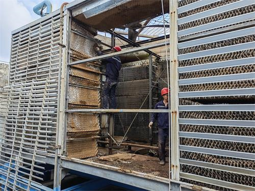 冷卻塔運行時候的噪音大怎么解決？,冷卻塔運行原理